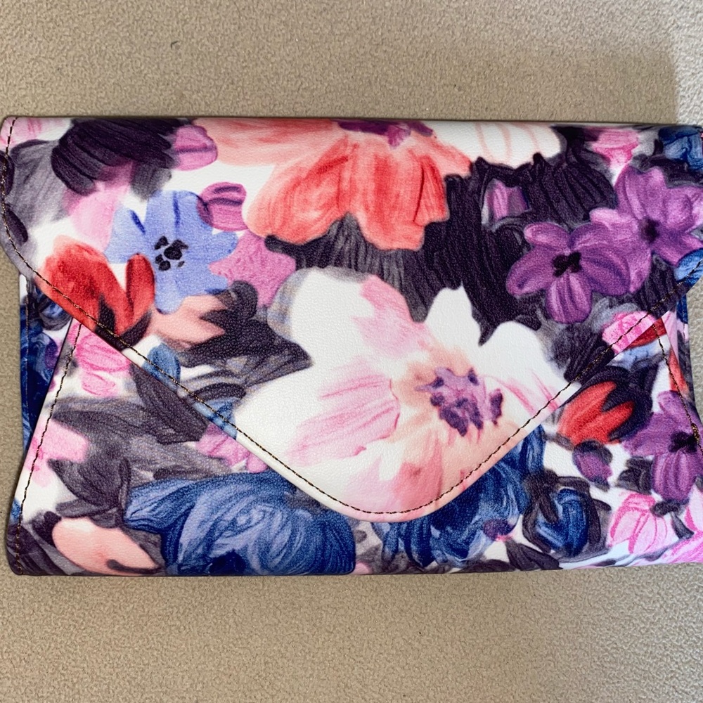 Floral Envelope Clutch